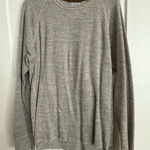 Men's Classic Beige Crewneck Sweater
